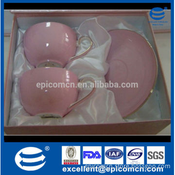 stock on sale 300cc cup and saucer set of 2 fine porcelain in gift box
